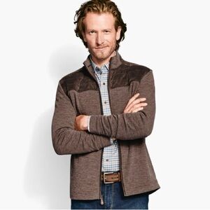 Johnston & Murphy Brown Jacket with Black Details